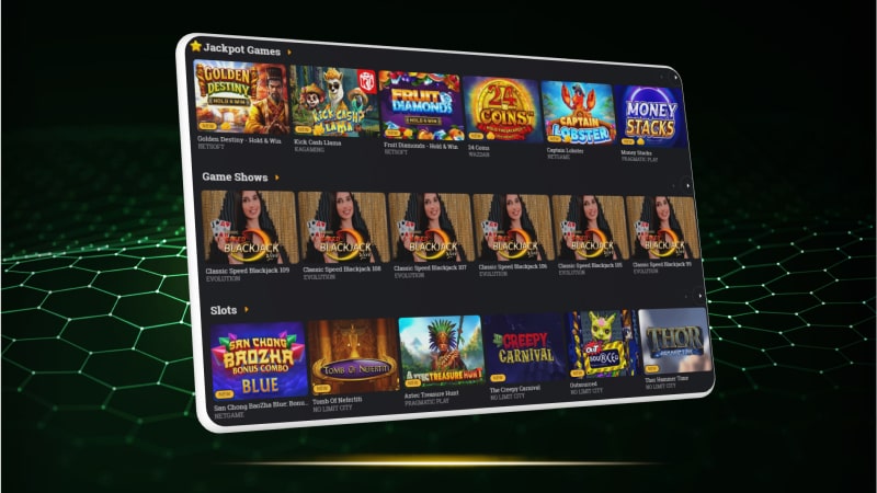Bspin casino and live casino games